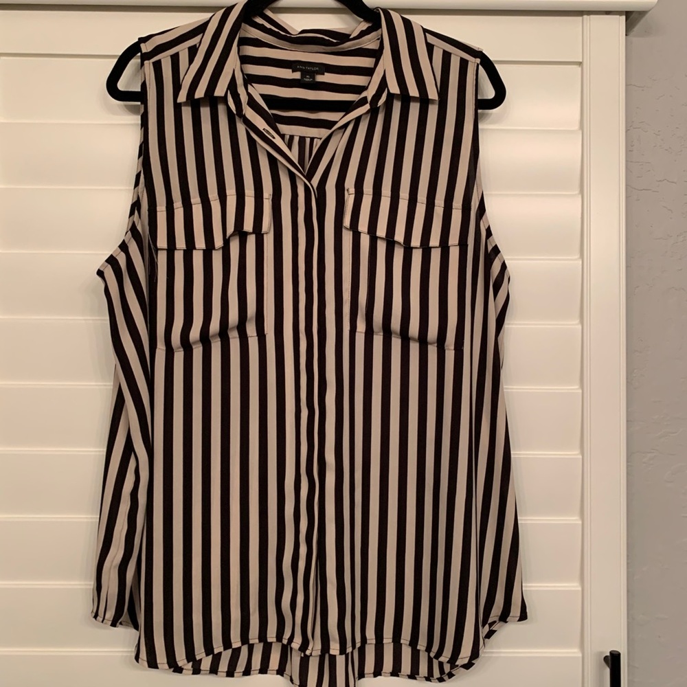 Ann Taylor Sleeveless Blouse